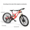 1 To 6 Scale Alloy Mountain Bike Model With Realistic Suspension For Desk Display 4