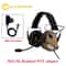 Tactical Noise Reduction Headset With Helmet Rail And PTT Adapter For Shooting 13