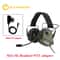 Tactical Noise Reduction Headset With Helmet Rail And PTT Adapter For Shooting 14