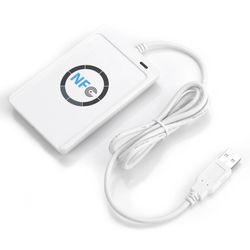 usb nfc rfid card reader and writer with integrated antenna and software