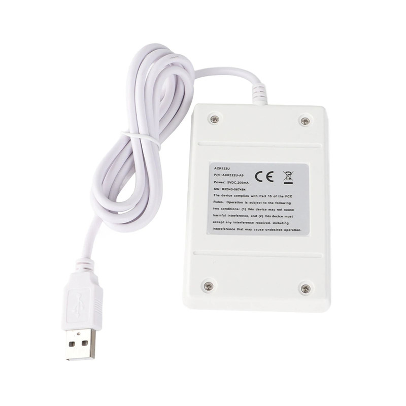 USB NFC RFID Card Reader And Writer With Integrated Antenna And Software 4