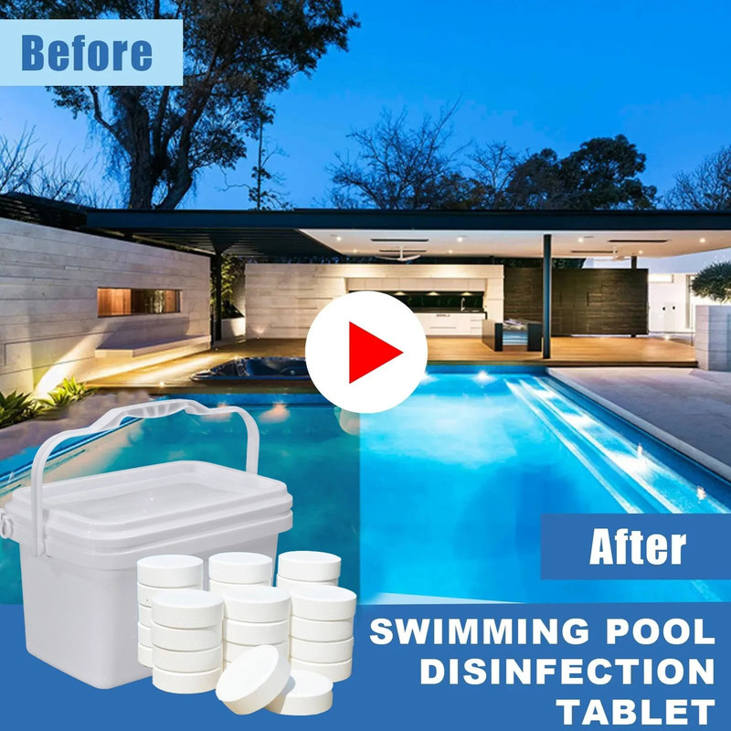 3 Inch Pool Chlorine Tablets 40Lbs For Pools Hot Tubs And Spas 5