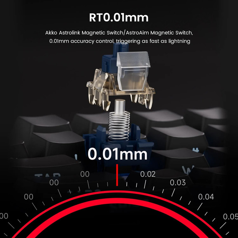 TAC75 HE Magnetic Switch Gaming Keyboard 75 Percent Rapid Trigger RGB Esports Wired Keyboard 2