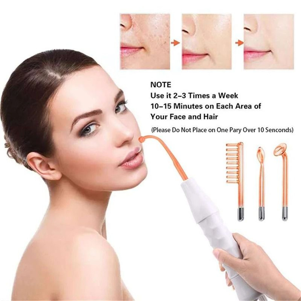 Electrode Tube Beauty Machine Ozone High Frequency Facial Wand Care Tool 5