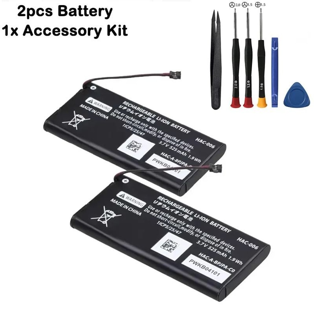 Joy Con Controller Battery Replacement HAC 006 525mAh 6