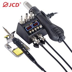 2 in 1 750w soldering station lcd digital display rework welding station 8898