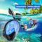 Full Face Snorkel Mask With Detachable Camera Mount Wide View AntiFog AntiLeak For Youth And Adults 5
