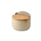 Japanese Style Ceramic Seasoning Jar Set With Bamboo Lid And Spoon 7