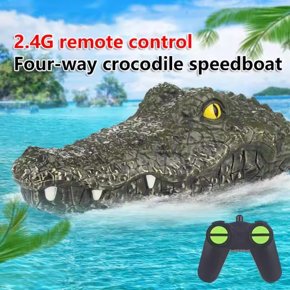RC Crocodile Head Remote Control Speed Boat 4