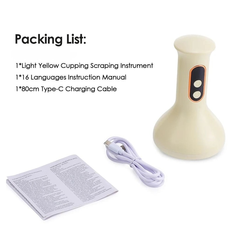 Smart Cupping Massage Machine With Red Light Heating 7