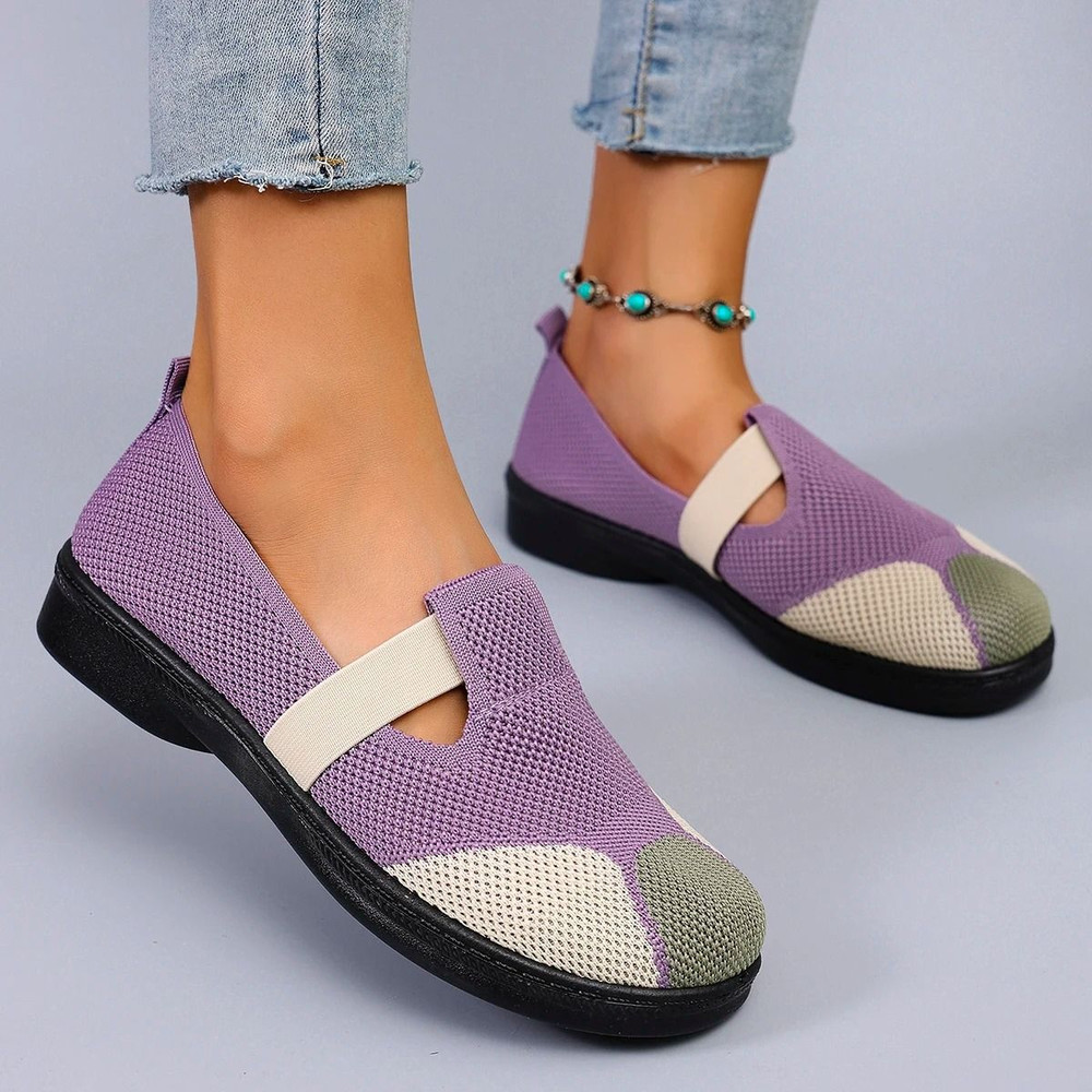 Womens Summer Breathable Mesh Flat Shoes 3