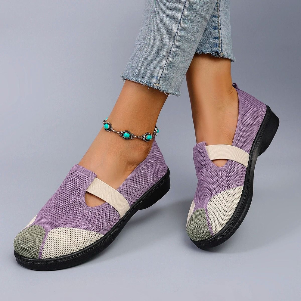 Womens Summer Breathable Mesh Flat Shoes 6