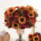 Sunflower And Peony Artificial Flower Bouquets 0