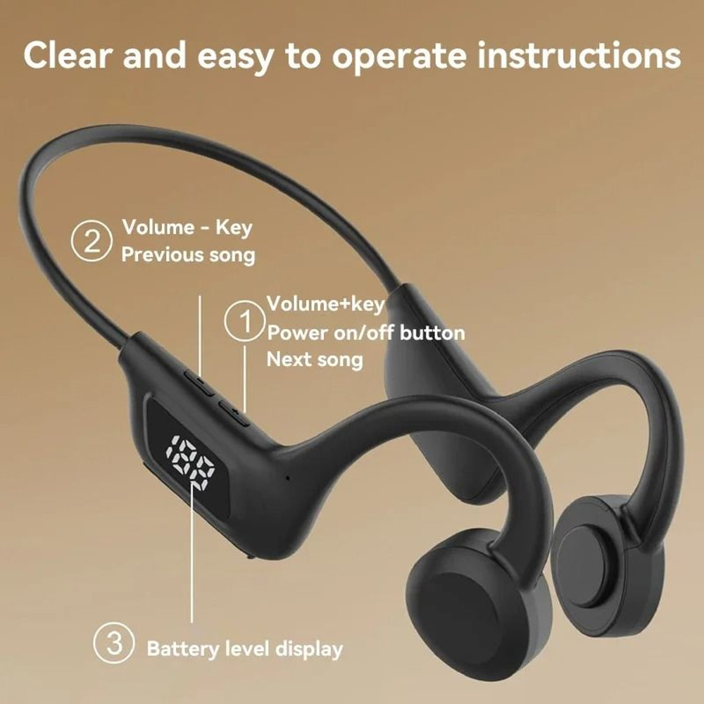 Bone Conduction Wireless Earphones For Sport And Swimming 3