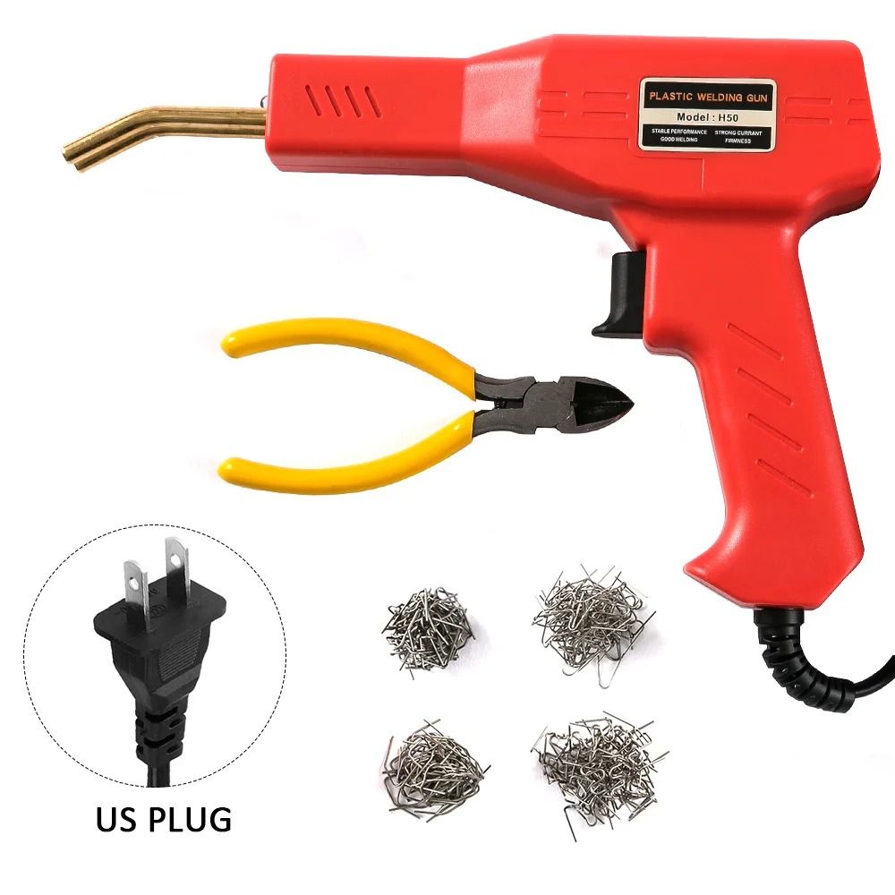 Hot Stapler Plastic Welding Kit Car Bumper And Plastic Repair Gun With Staple Refills 2