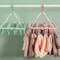 Clothes Drying Hanger With 32 Clips 2