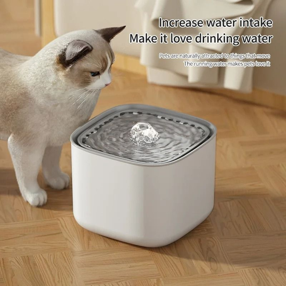 Large Capacity Automatic Cat Water Fountain With Filter 0