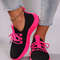 Womens Color Block Casual Sports Shoes With Strap 2