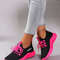 Womens Color Block Casual Sports Shoes With Strap 3
