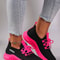 Womens Color Block Casual Sports Shoes With Strap 4