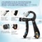 Grip Trainer Kit With Adjustable Hand Gripper Finger Exercisers Stress Ball And Forearm Ring 1