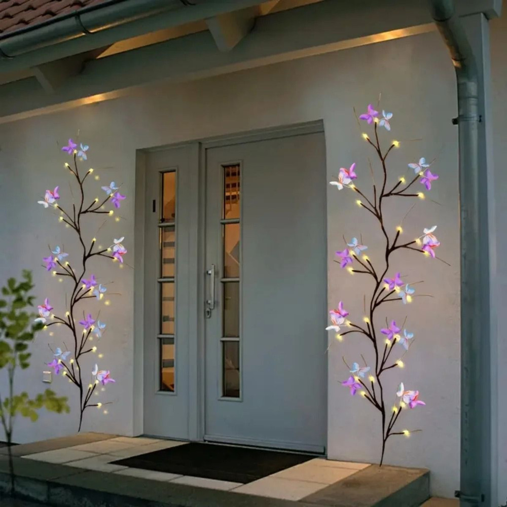 30LED Enchanted Willow Vine Light With Butterfly 1