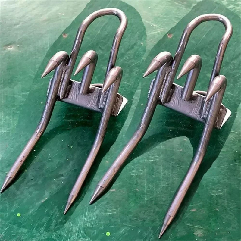 Tree Climbing Spikes With Optional Hook Attachment 0