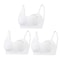 3pcs Maternity Nursing Bras Seamless Cotton Breastfeeding Underwear 12