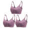 3pcs Maternity Nursing Bras Seamless Cotton Breastfeeding Underwear 3