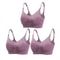 3pcs Maternity Nursing Bras Seamless Cotton Breastfeeding Underwear 3