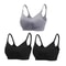 3pcs Maternity Nursing Bras Seamless Cotton Breastfeeding Underwear 24