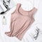 Women Slim Fit Tank Top With Built In Bra 12
