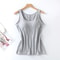 Women Slim Fit Tank Top With Built In Bra 4