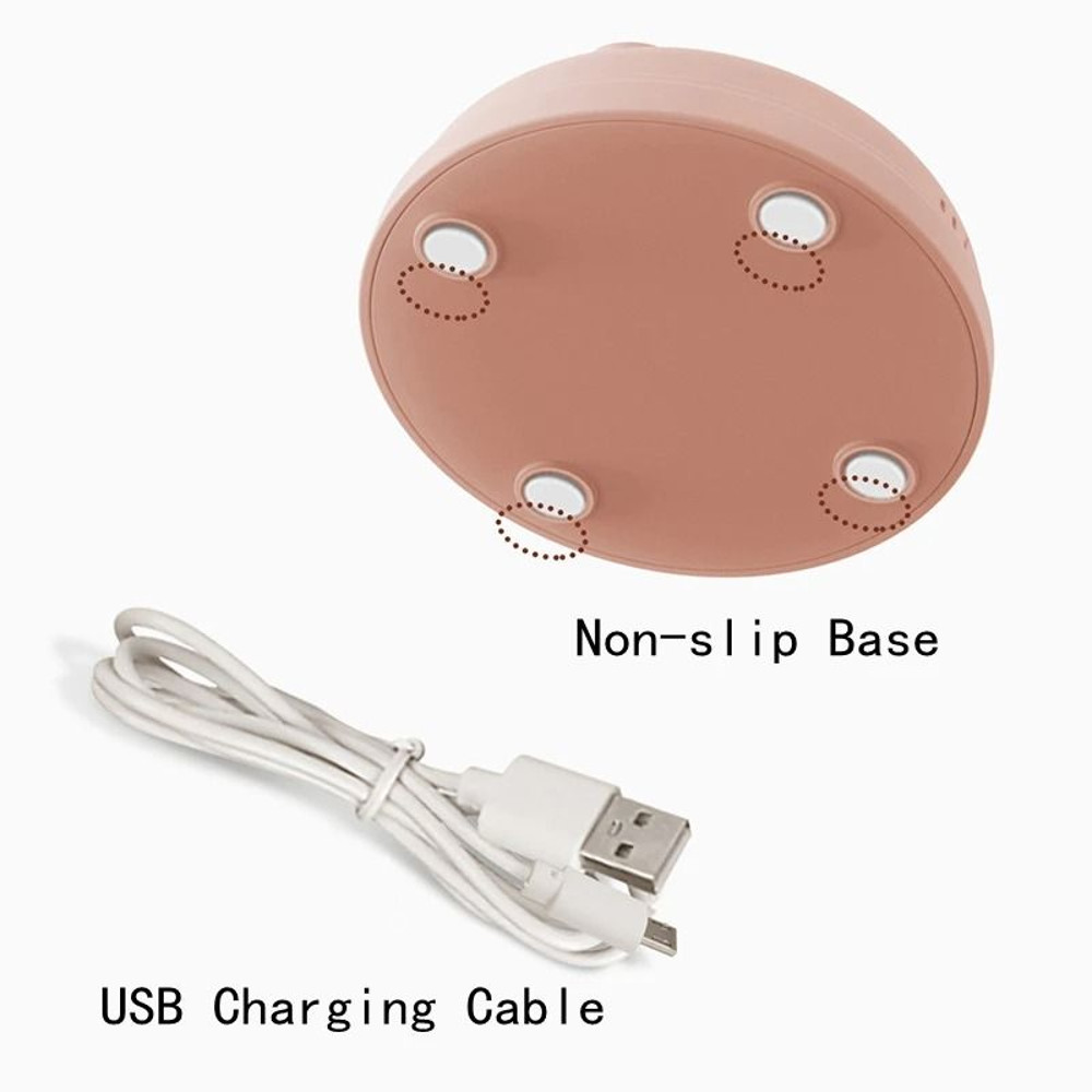 Mini Retro LED Desk Lamp With USB Rechargeable Touch Control 3
