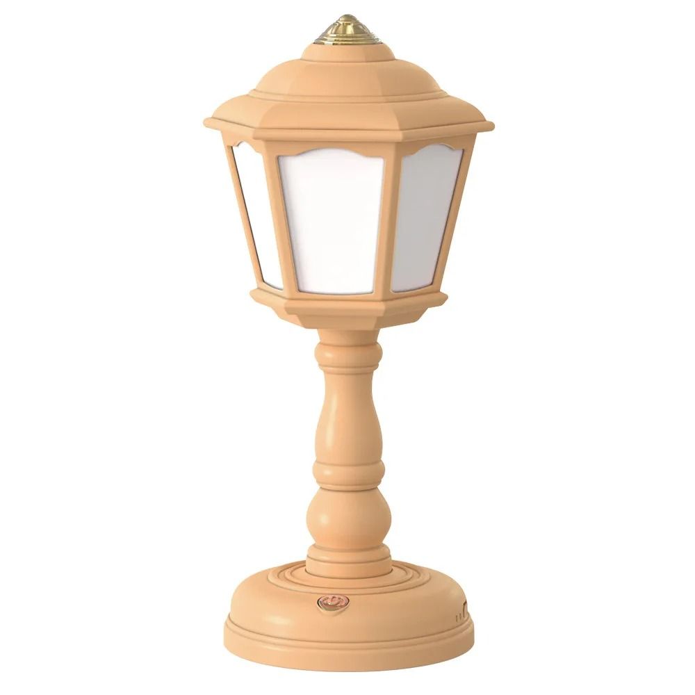 Mini Retro LED Desk Lamp With USB Rechargeable Touch Control 8