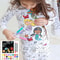 Colorable TwoPiece Pajama Set For Kids DIY Coloring Kit Pajamas With Markers For Boys And Girls 0