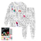 Colorable TwoPiece Pajama Set For Kids DIY Coloring Kit Pajamas With Markers For Boys And Girls 1