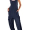 Casual Sleeveless Loose Harem Jumpsuit With Wide Leg Trousers 12