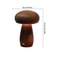 Wooden Mushroom Night Light Stepless Dimming Bedside Table Lamp Rechargeable 3 Color 7