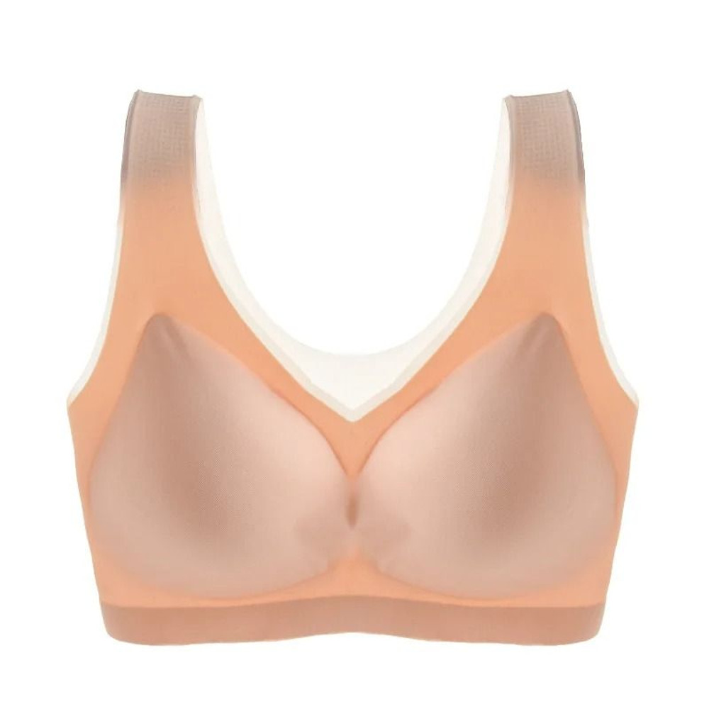 Plus Size Seamless Wireless Bra With Push Up Support And Breathable Fabric 6