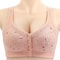 3 Piece Set Front Closure Plus Size Seamless Wireless Lace Bras For Women 3