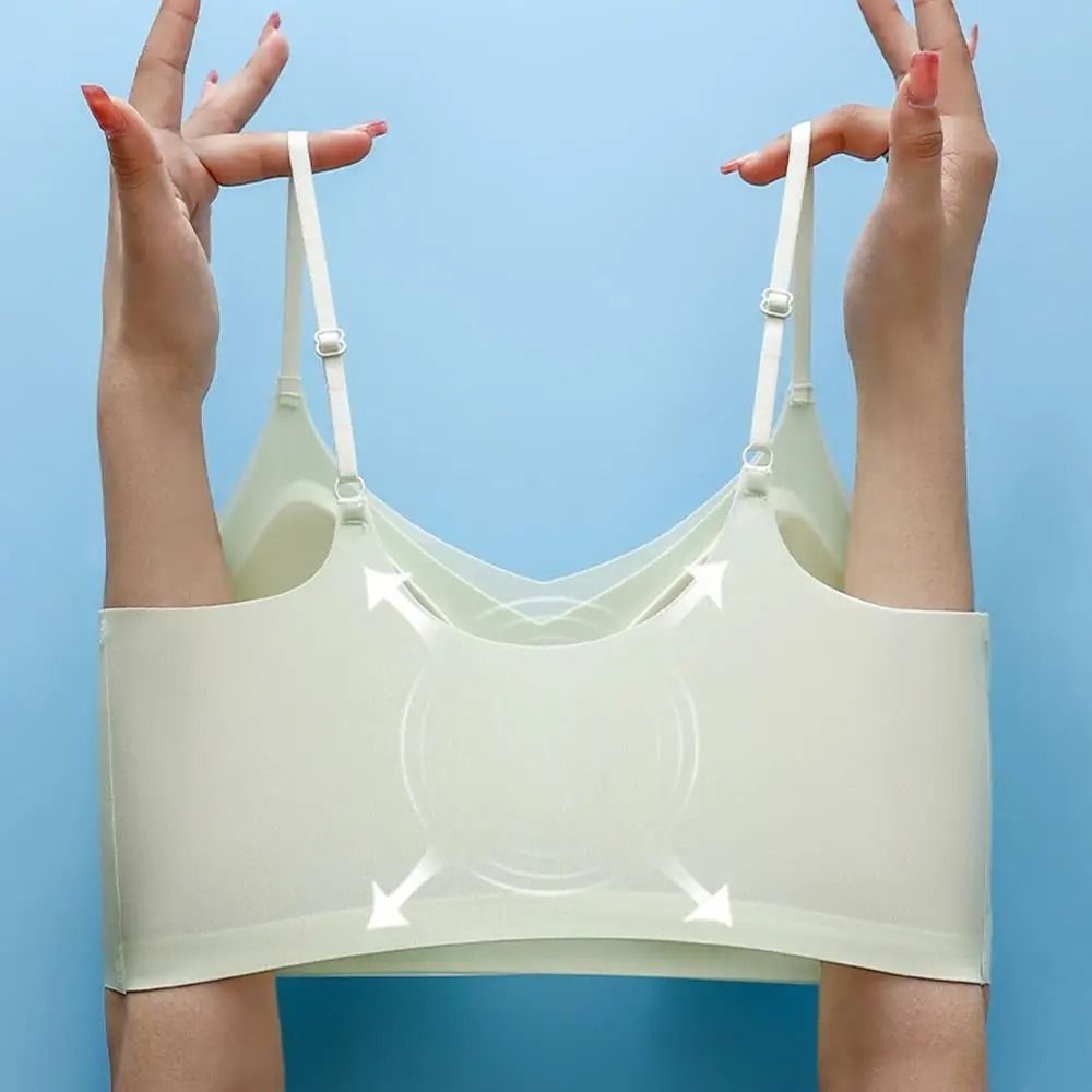 Ultra Thin Breathable Ice Silk Wireless Bra Seamless Cooling Bralette 4