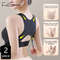 Womens Posture Correction Seamless Wireless Push Up Bra With Cross Back Support 0