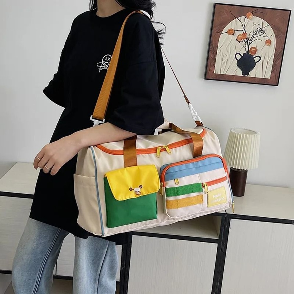 Large Capacity Travel Tote Bag For Cosmetics Gym Swimming And Yoga 0