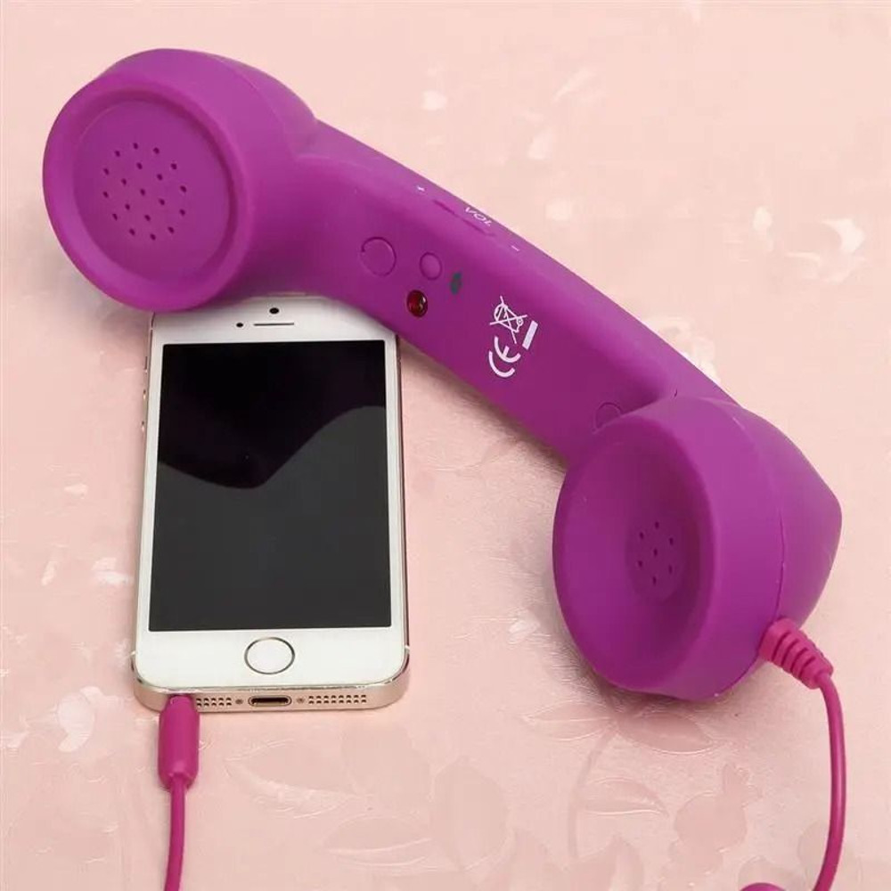 Retro 35mm Telephone Handset Receiver With BuiltIn Mic For Smartphones 5
