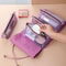 4in1 Detachable Mesh Travel Makeup Organizer Bag RollUp Cosmetic Pouch 2
