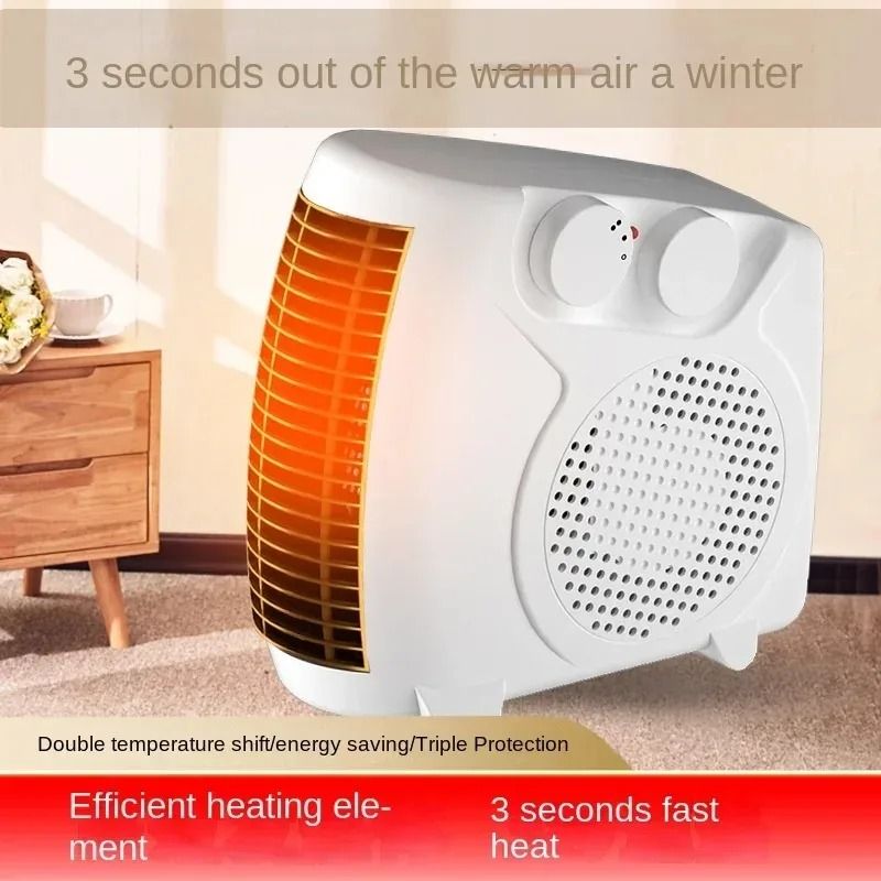 Portable Electric Heater Fan With Adjustable Warm Air Settings 3