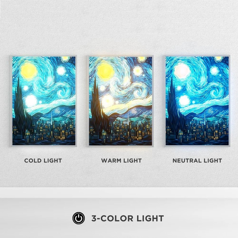 Starry Night Artistic LED Night Light Room Decor Lamp 2
