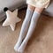 Winter Warm Coral Fleece Over Knee High Socks For Women 1