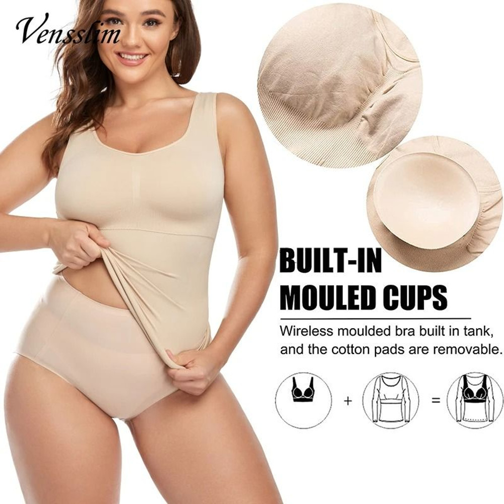 Slim Up Lift Plus Size Bra Tank Top For Women 3